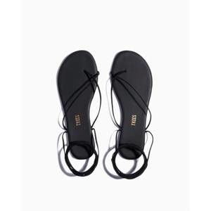 NEW TKEES women's roe wrap sandal in black